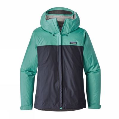 Chaquetas Patagonia Torrentshell Mujer Verde - Chile CZN853069